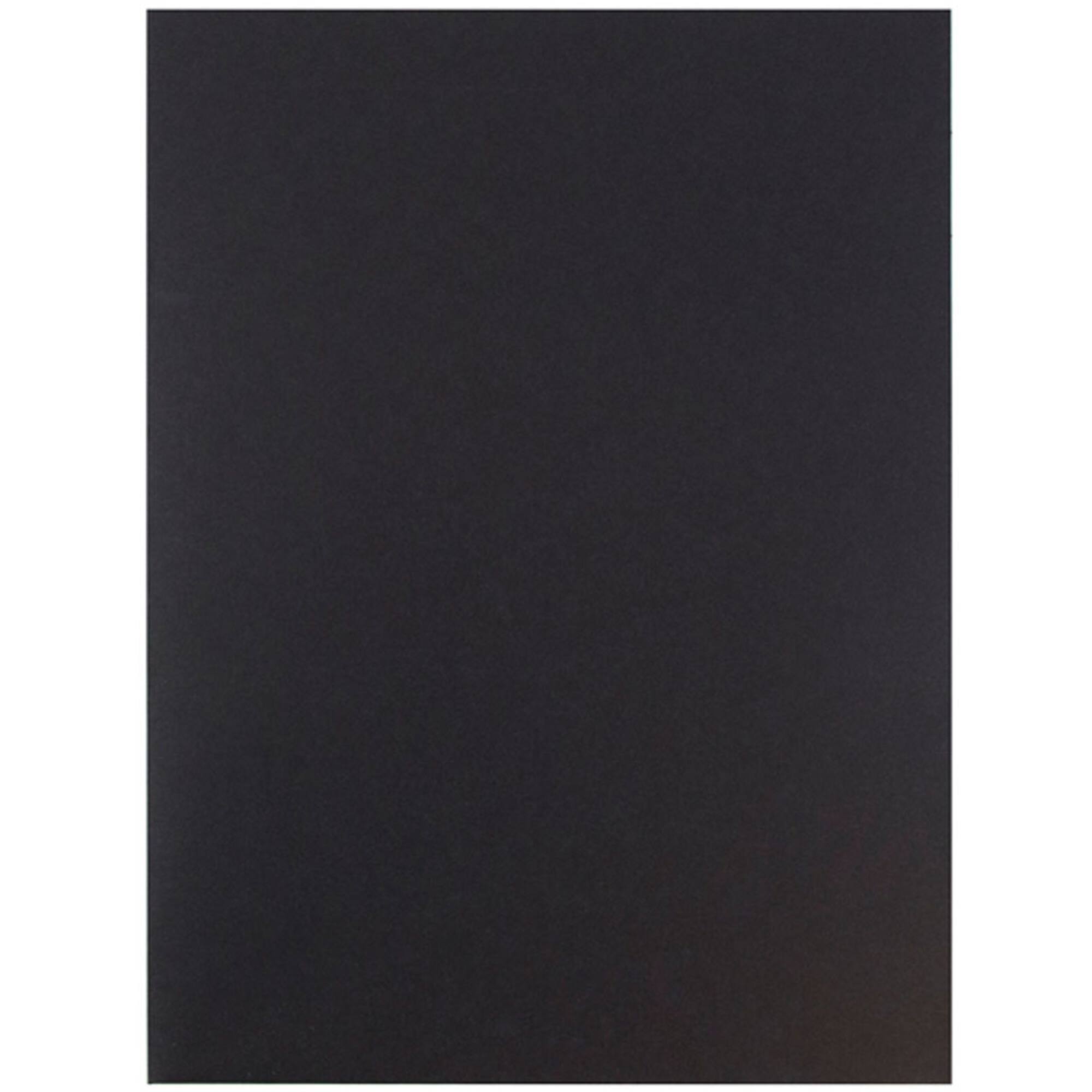 JAM Paper Black 2-Pocket Textured Linen Business Folders, 50ct.